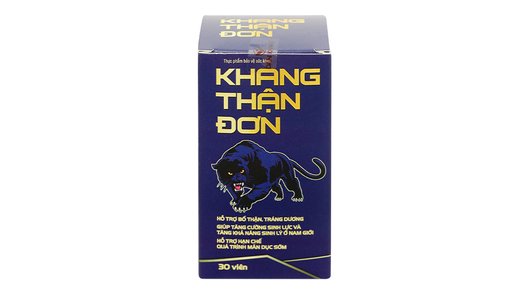 Khang Thận Đơn giúp bổ thận, tráng dương, tăng cường sinh lý hộp 30 viên