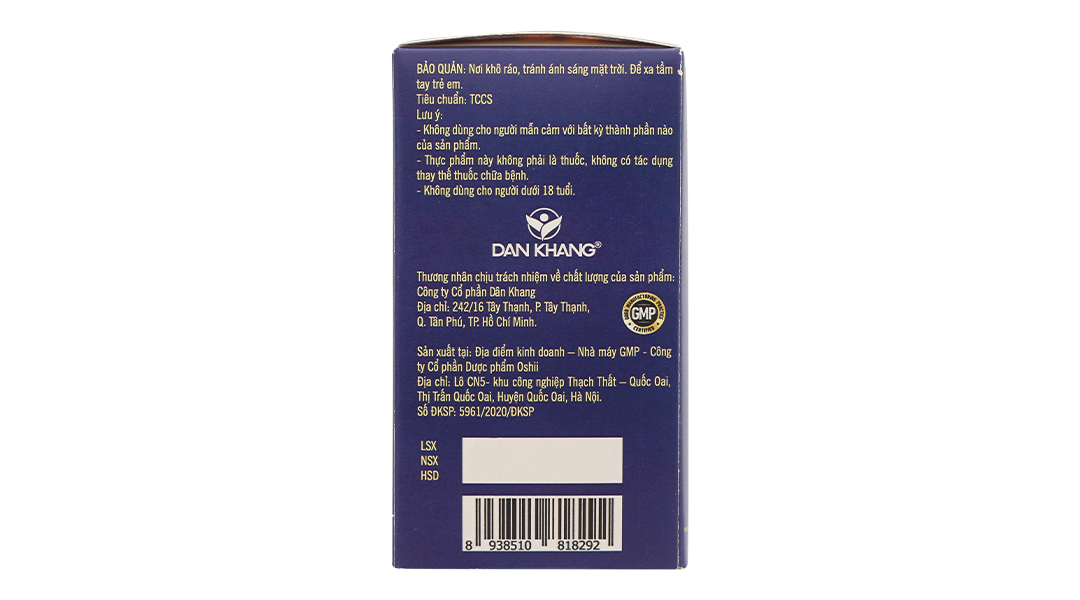 Khang Thận Đơn giúp bổ thận, tráng dương, tăng cường sinh lý hộp 30 viên